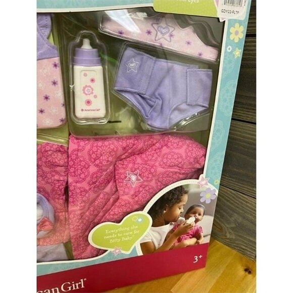 NEW American Girl Bitty Baby dark toned 15" doll with dark hair and brown eyes - Picture 5 of 7